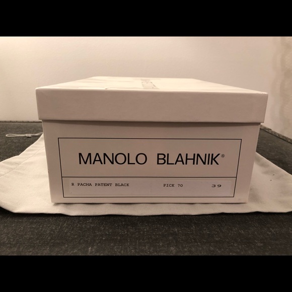 Manolo Blahnik Pacha PVC Cap-Toe Pump - Picture 6 of 8